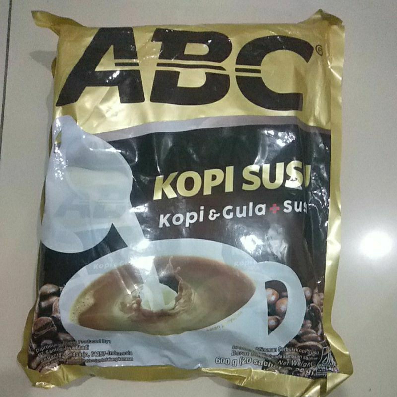

Kopi ABC Susu 600gr 20 Sachet