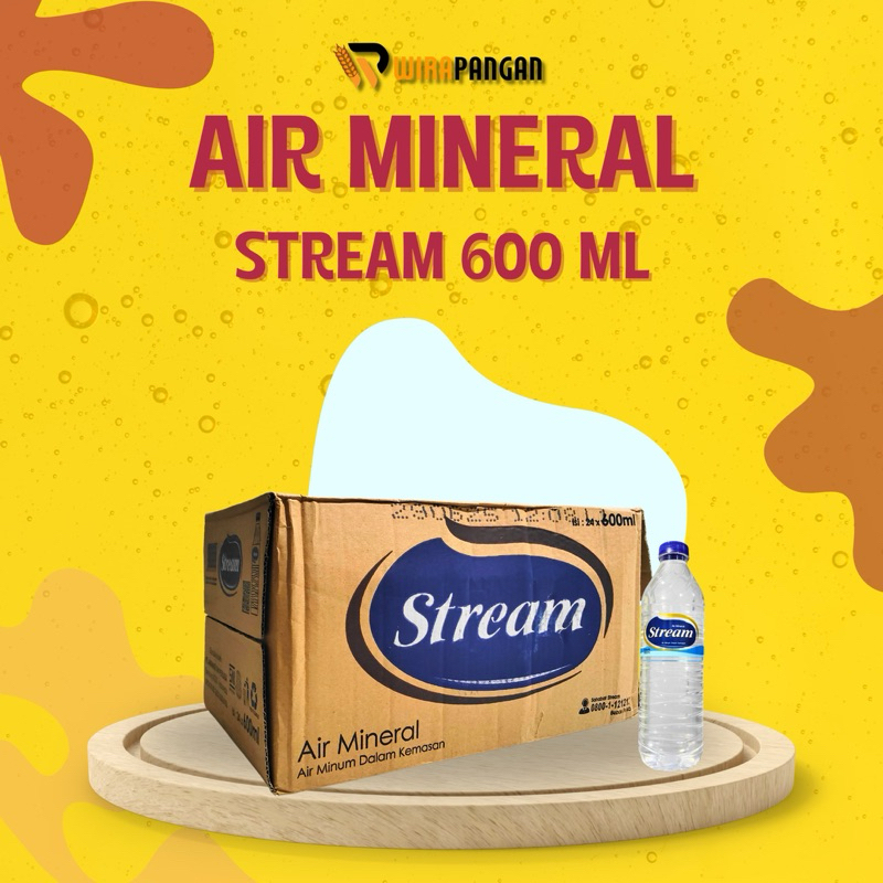 

STREAM AIR MINERAL BOTOL 600ML TERMURAH