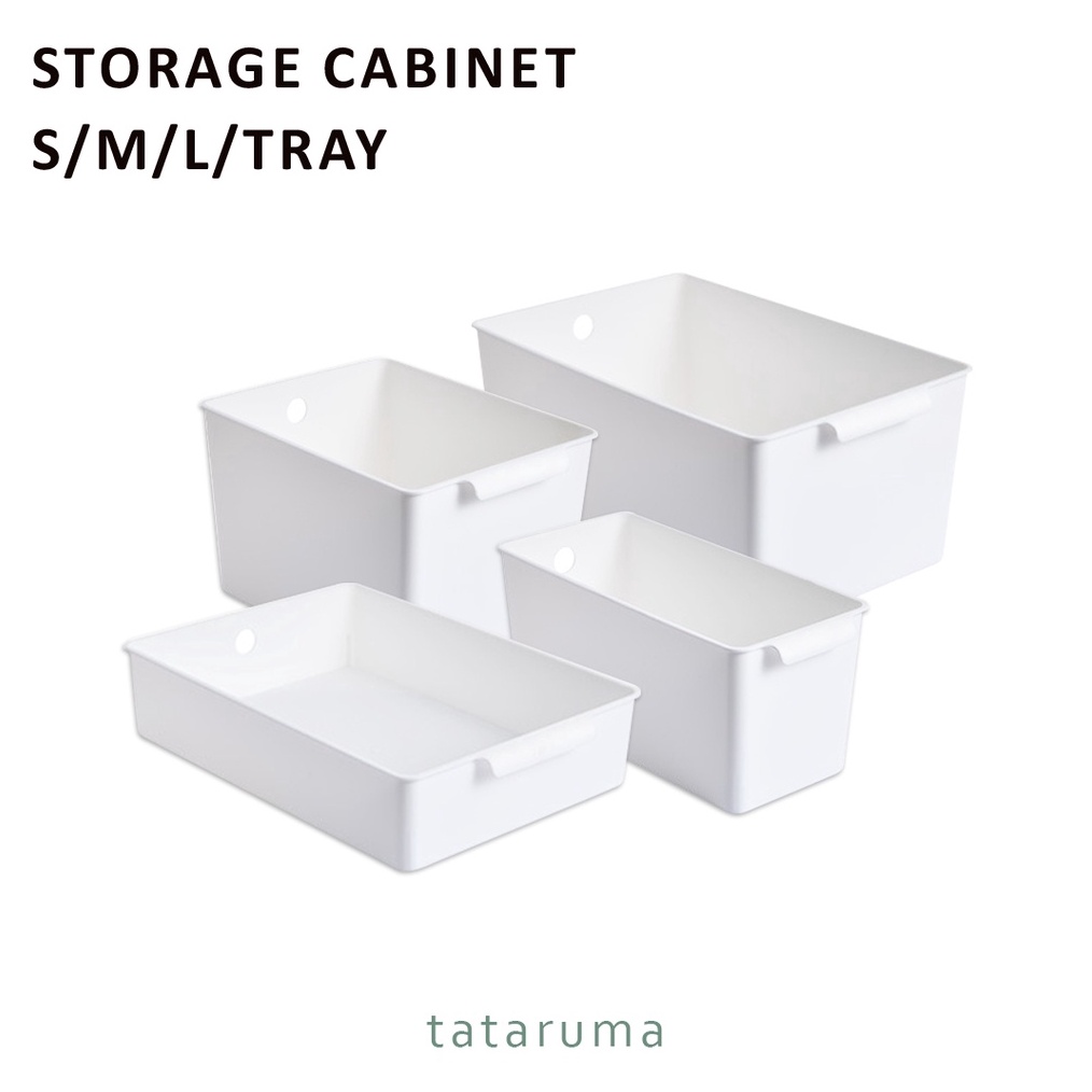 FLASH SALE TATARUMA Reji  Tempat Kotak Penyimpanan Serbaguna Storage Organizer Cabinet Box Divider S