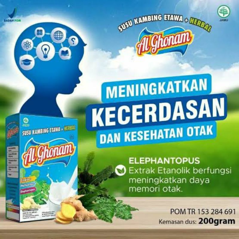 

Susu Kambing Etawa Plus Herbal Al Ghonam/Susu Kambing Etawa Premium Plus Meningkatkan Kecerdasan dan Kesehatan Otak