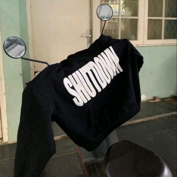 hoodie shutdown sorrynotsorrybitch boxy