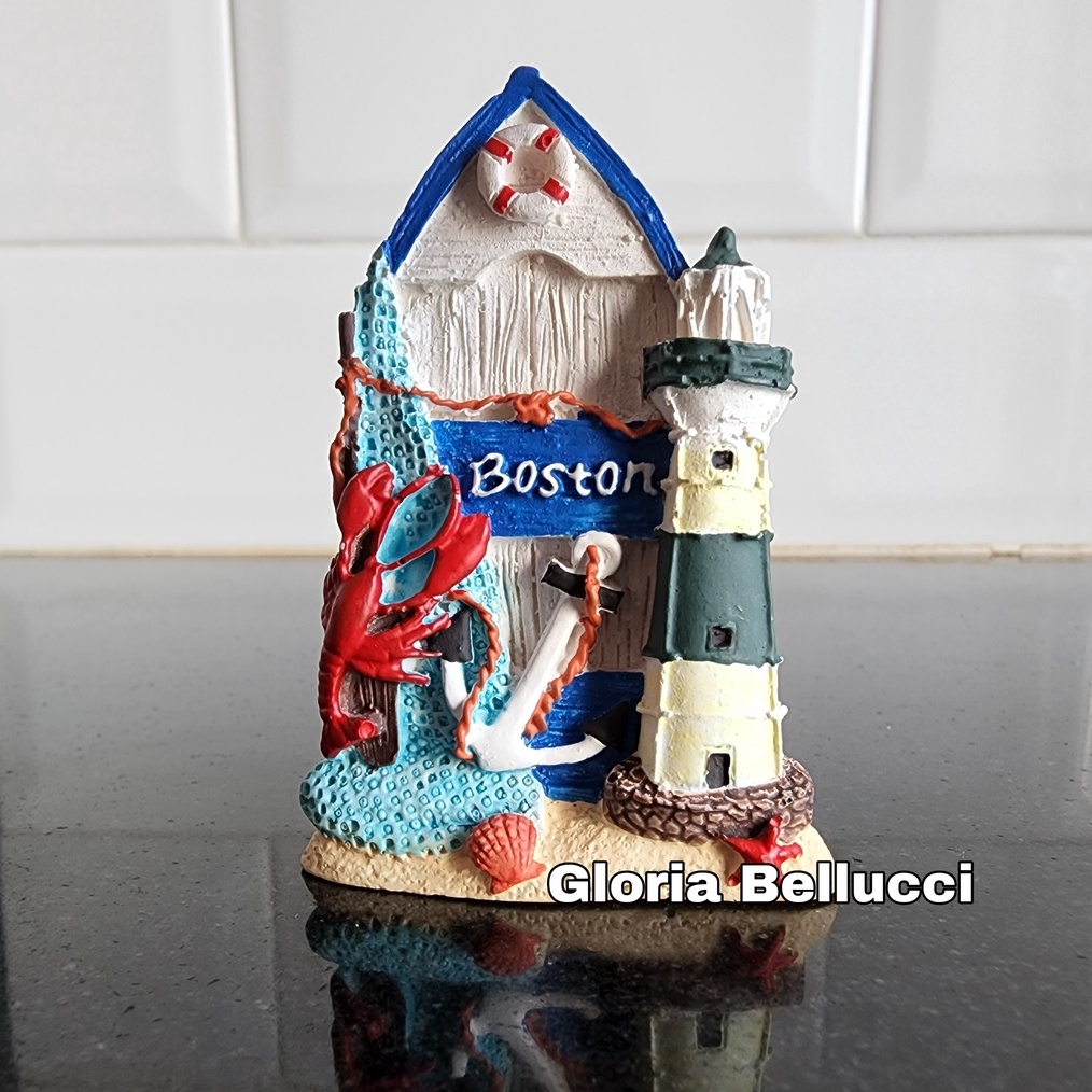 TERDAHSYAT Souvenir boston tempelan fridge magnet kulkas negara amerika serikat USA