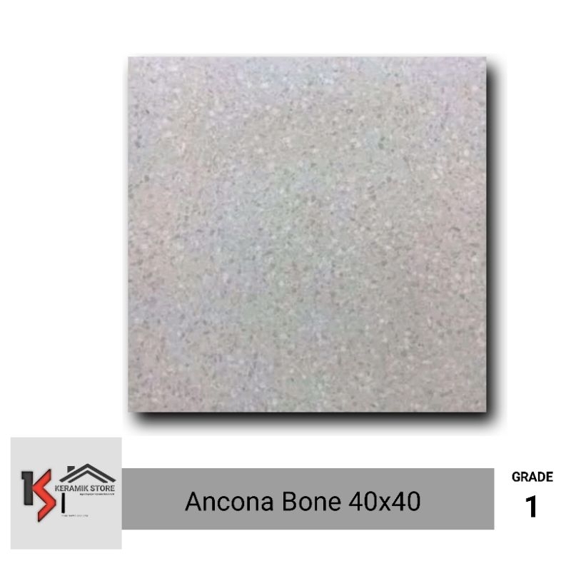 keramik 40x40 terazzo matt PL ancona bone