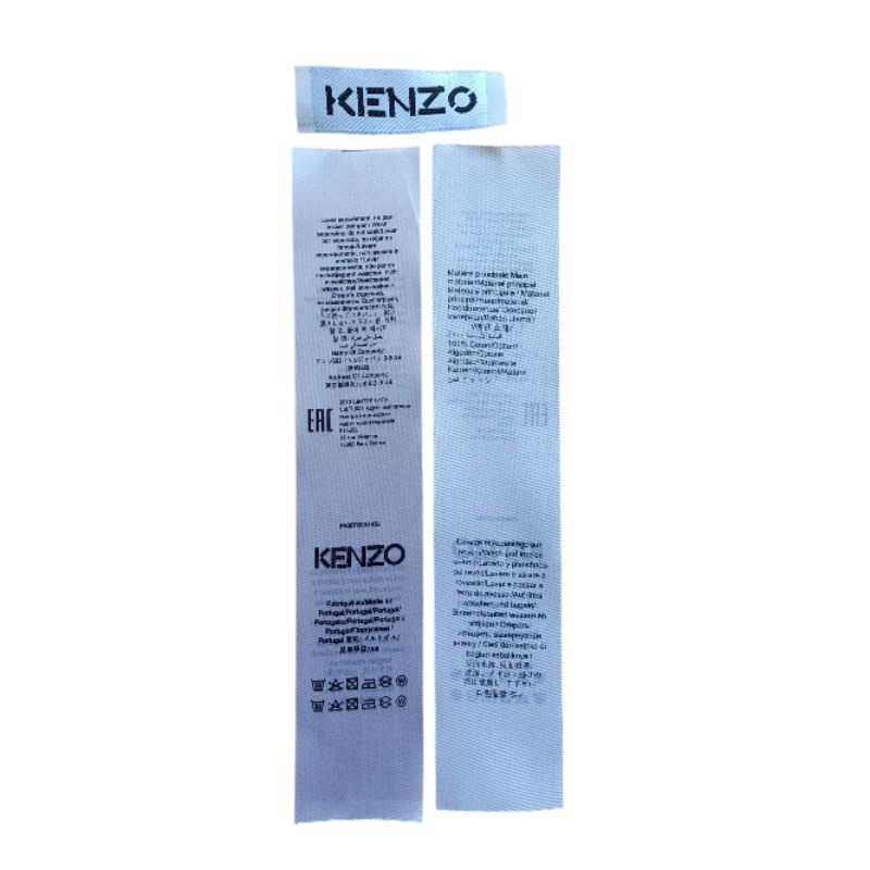 

tag label kenzo