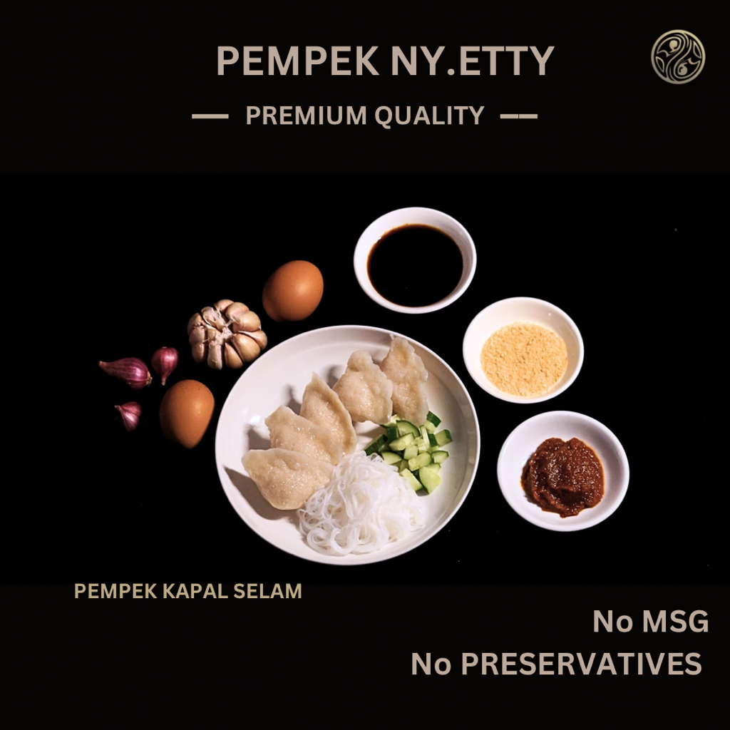 

Pempek Kapal Selam Paket Frozen 10 PCS - PEMPEK Ny.Etty - Khas Palembang 100% Ikan Tenggiri