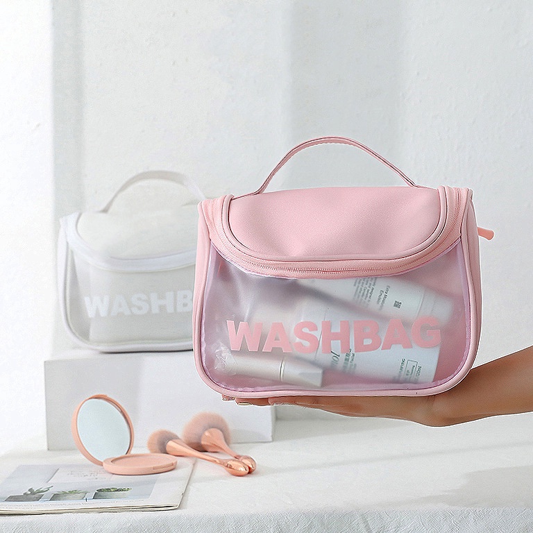 KODE W29I Alibaba1688 Tas Kosmetik Travel Pouch Makeup Washbag Transparan