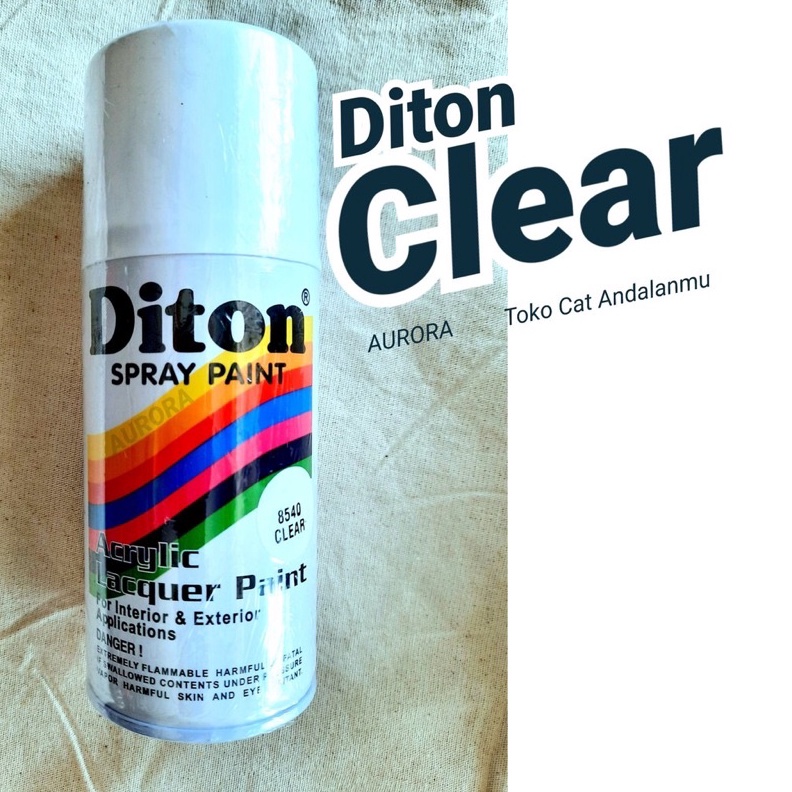 KODE N89Q Diton Clear 854 Vernis Mengkilap Glossy 3ml Anti Gores Klir Pernis Kilap Gloss Glos Cat Pi