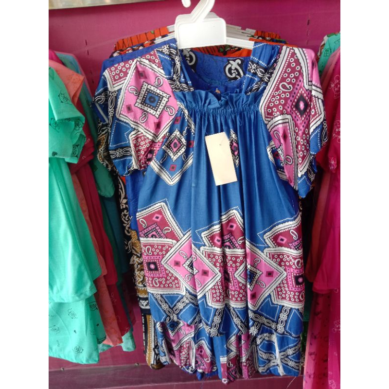 baju tidur dewasa celana pendek motif batik