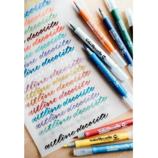 

GEBYAR PROMO Spidol Artline Decorite Brush DEKORASI MULTIPURPOSE DRAWING ART