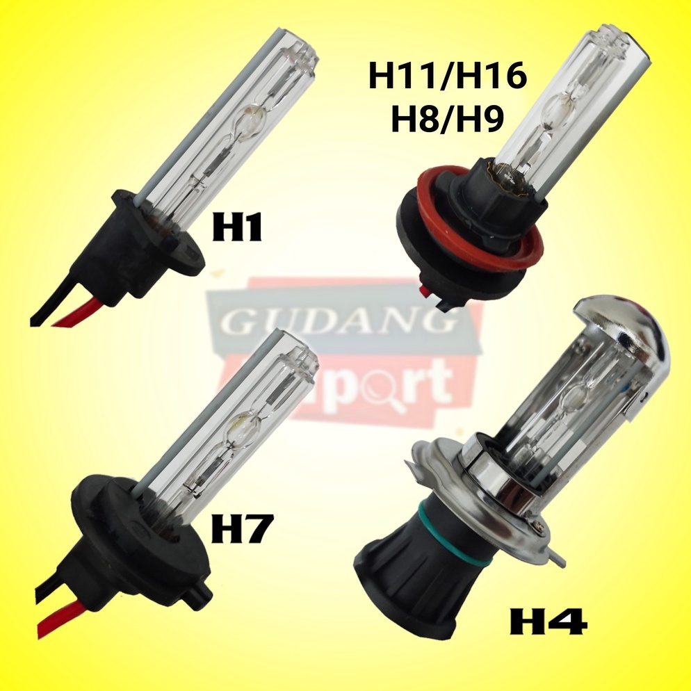 KODE U96W BOHLAM LAMPU HID MOBIL H4 H1 H11 H7 H16 HB3 HB4 35 WATT 55 WATT 6K PUTIH 35W 55W