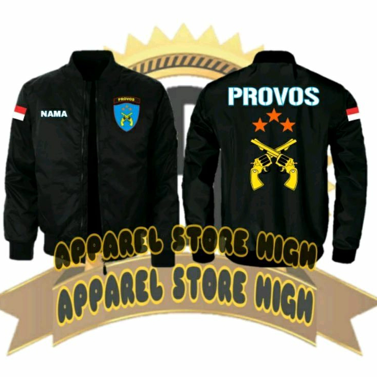 Jaket Bomber Provos Polri / Bomber Provos Terbaru / Atasan Provos Propam Anti Air