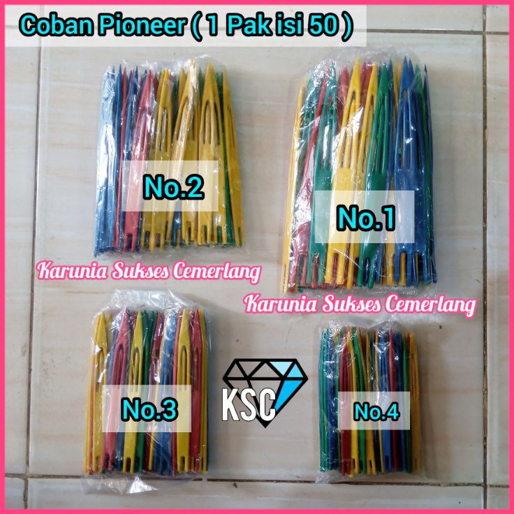 Kualitas Bagus  COBAN PIONER  ALAT RAJUT JARING DAN JALA  JARUM SAMBUNG JARING