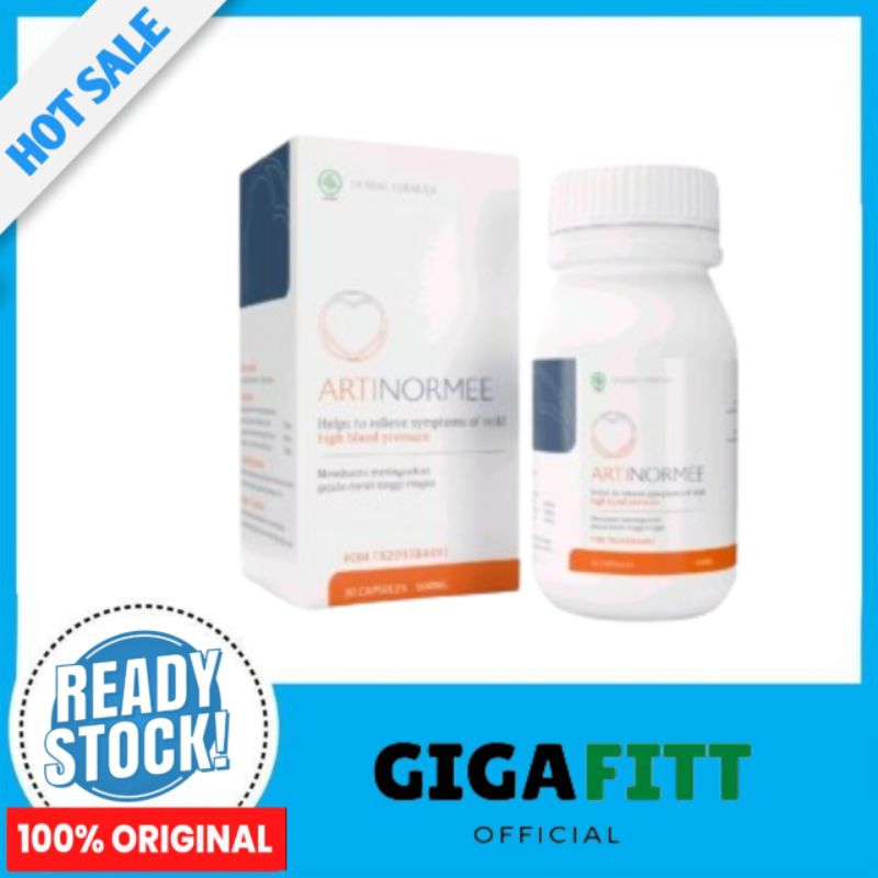 ARTINORMEE Obat herbal hipertensi stroke asli original