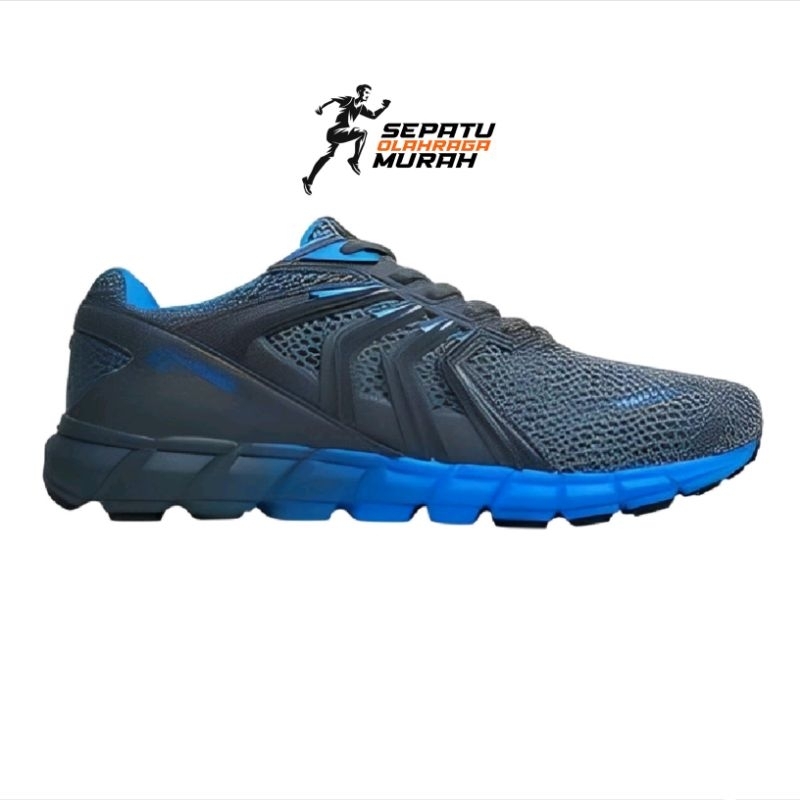 Spotec Gerald Sepatu Olahraga Murah Running Abu Biru