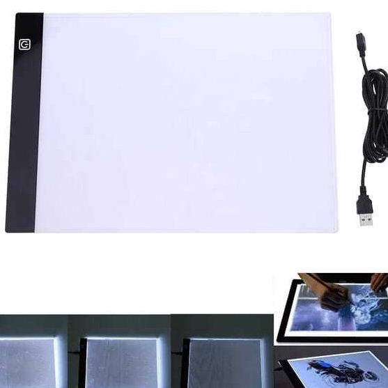 KP8 LED Drawing Tracing Board Stensil Board  Drawing Board LED  Papan Gambar Lampu