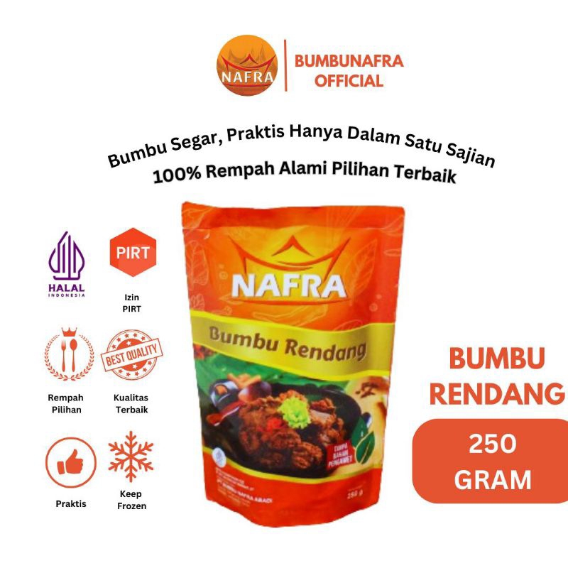 BUMBU RENDANG Asli Padang 1 kg daging