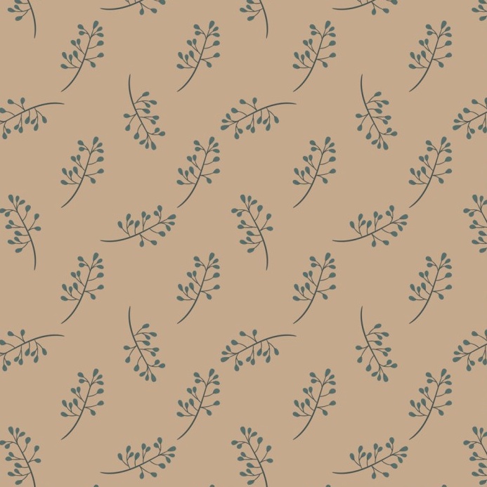 

LIMITLESS Kertas Kado Harvest Wrapping Paper Brown Craft Tiny Leaves