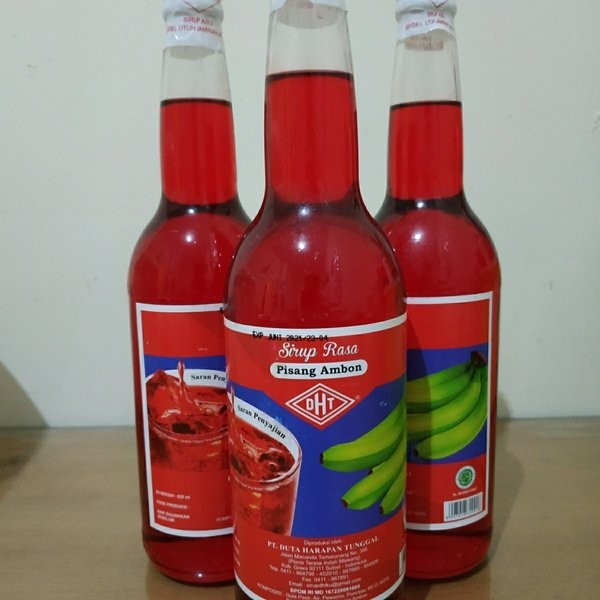 

TERMURAH SIRUP ASLI MAKASAR DHT PISANG AMBON ISI 620 ML