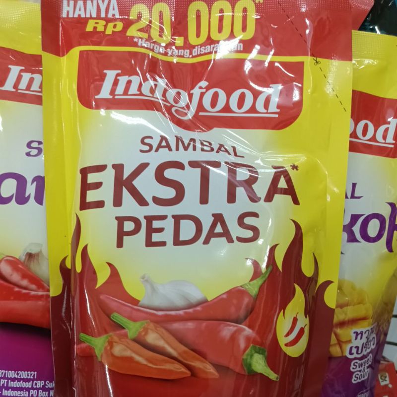

indofood sambal extra pedas 1 kg