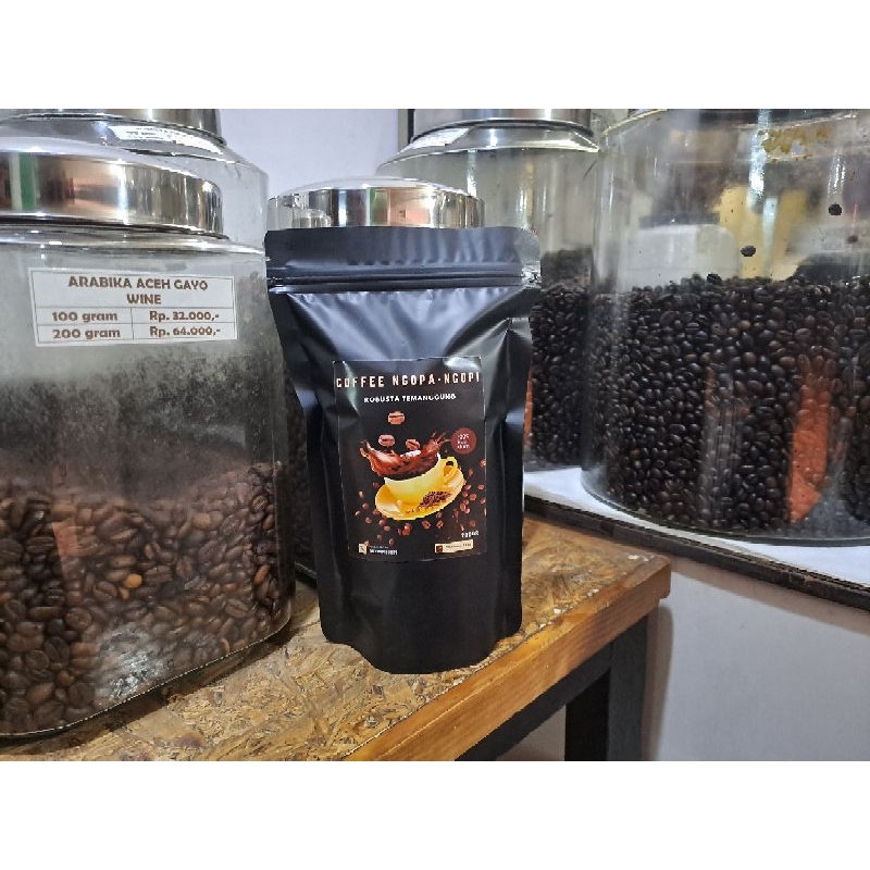 

Kopi robusta temanggung netto 200gr 100% Kopi Murni kualitas Terbaik kopi bubuk ngopa-ngopi