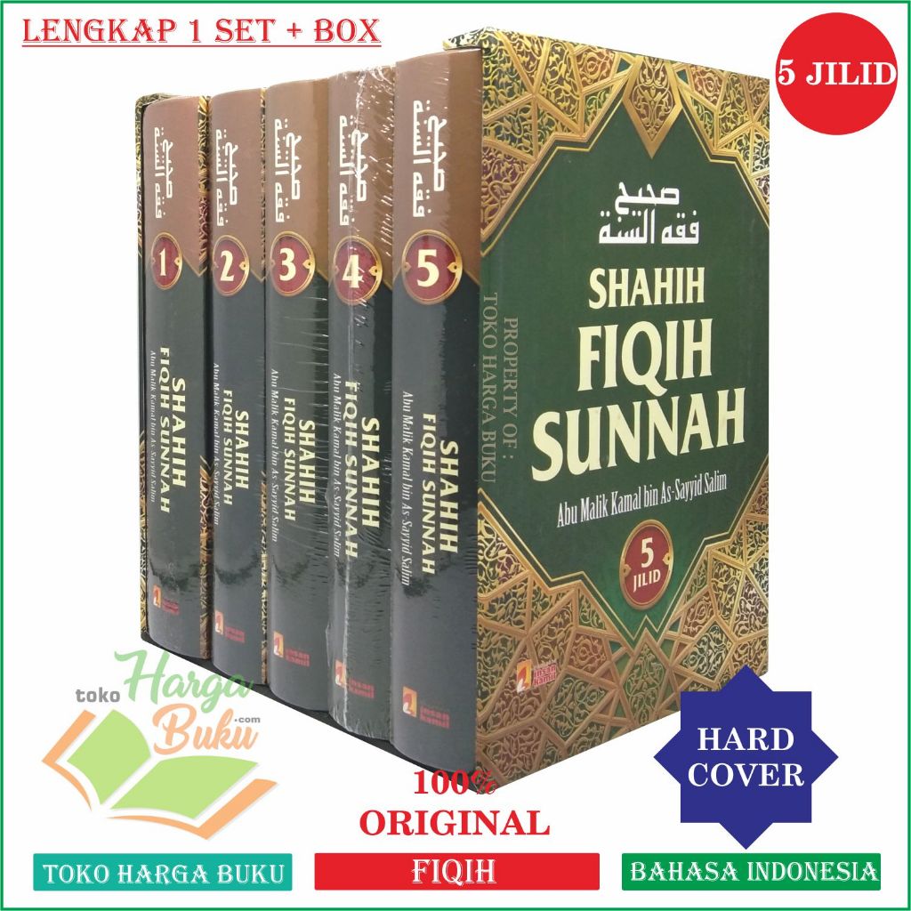 Foto Shahih Fiqih Sunnah Komplit 1 Set 5 JILID Lengkap HC ORI Karya Abu Malik Kamal bin As-Sayyid Salim Hukum Fikih - Insan Kamil