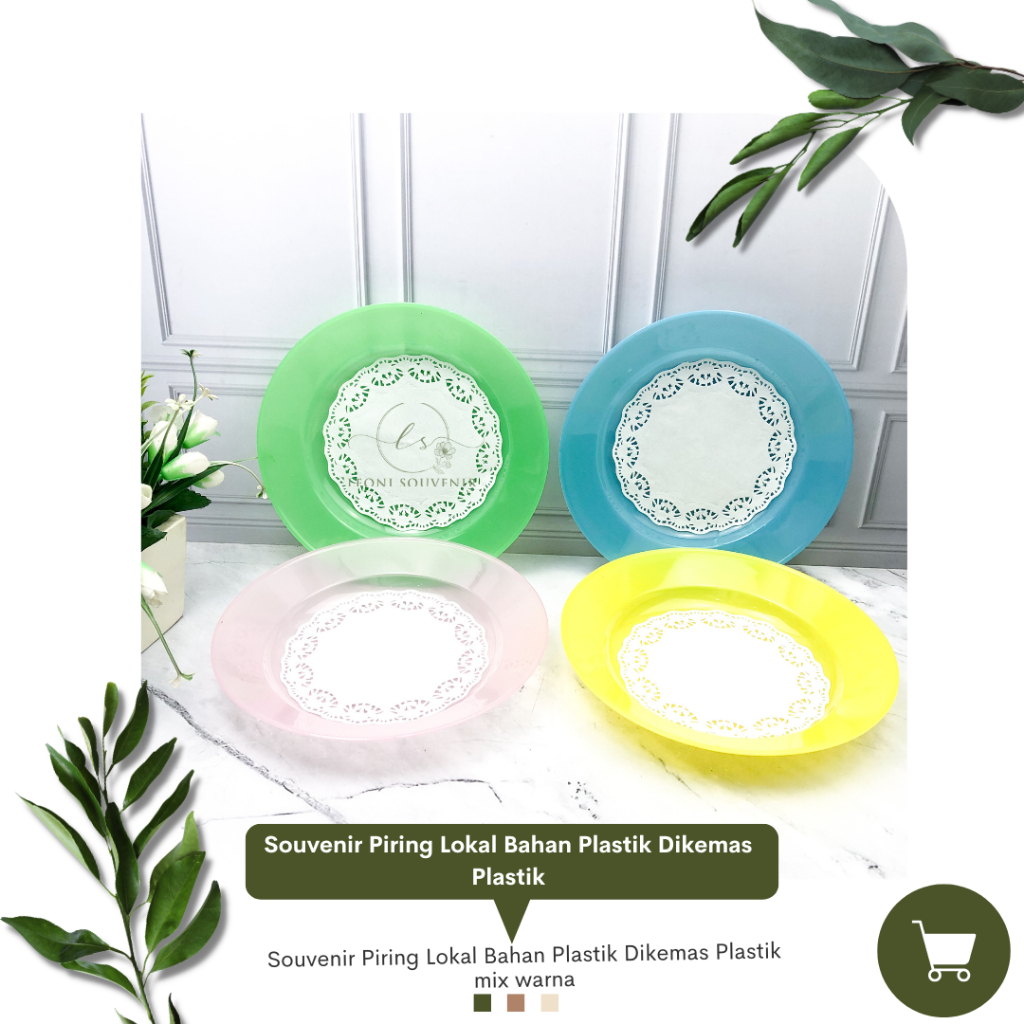 Souvenir Piring Lokal Plastik Kemas Plastik