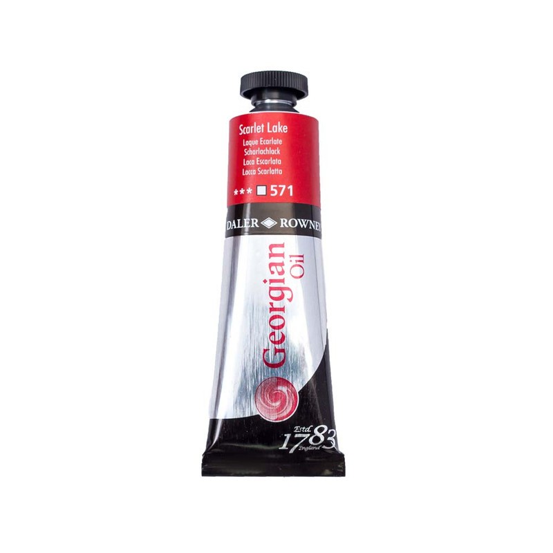 

Daler-Rowney Georgian Oil Cat Minyak 38ml Scarlet Lake