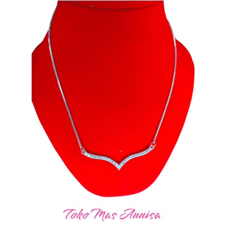 kalung perak fuji/aurel permata, Toko Mas Annisa