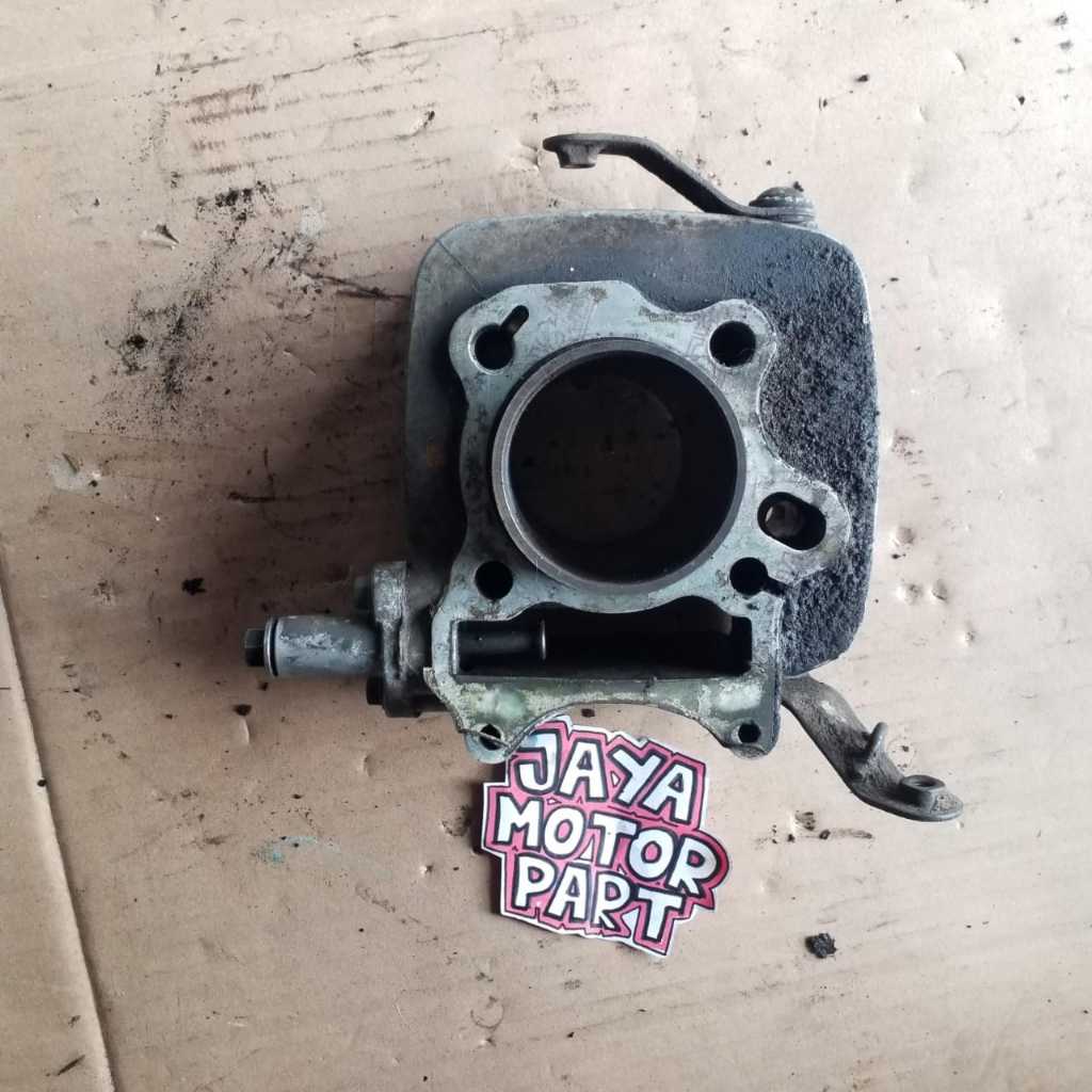 BLOK BLOCK BURENG BURING CYLINDER LINER PISTON SEHER SEKER OS 0 STD STANDAR SUZUKI SHOGUN 125 FL ORI