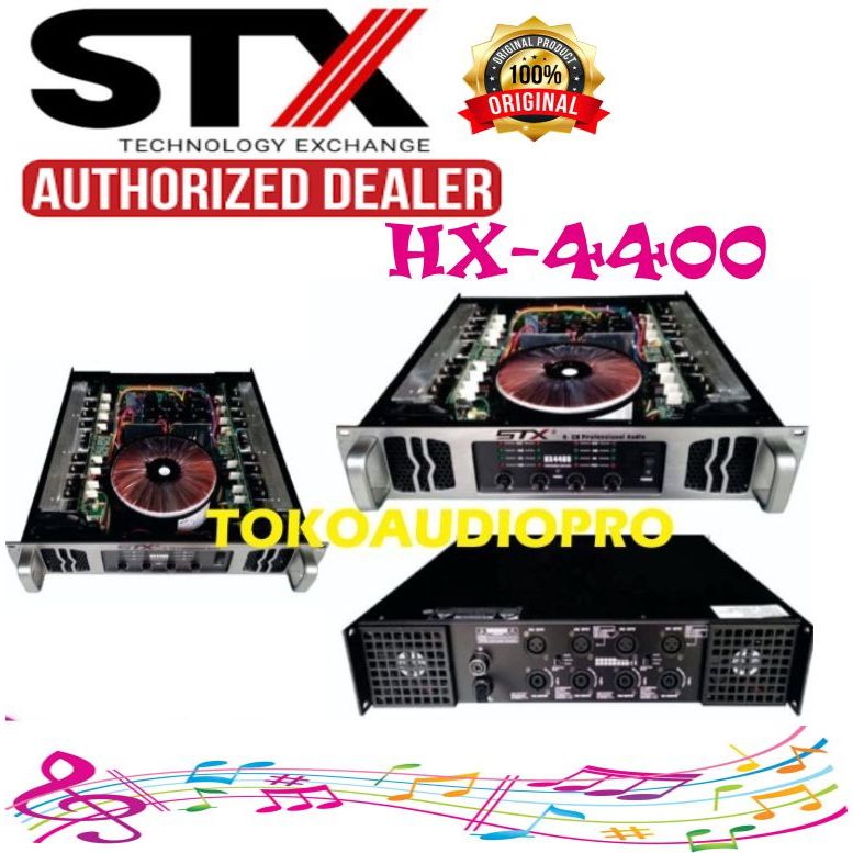 Power STX HX4400 HX-4400 Professional 4-Channel Power Amplifier Original