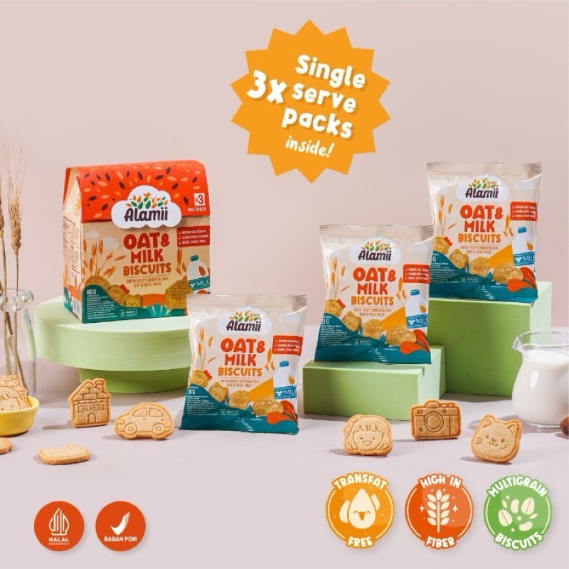 

Alamii Multigrain Biscuits (3 bags x 20g)