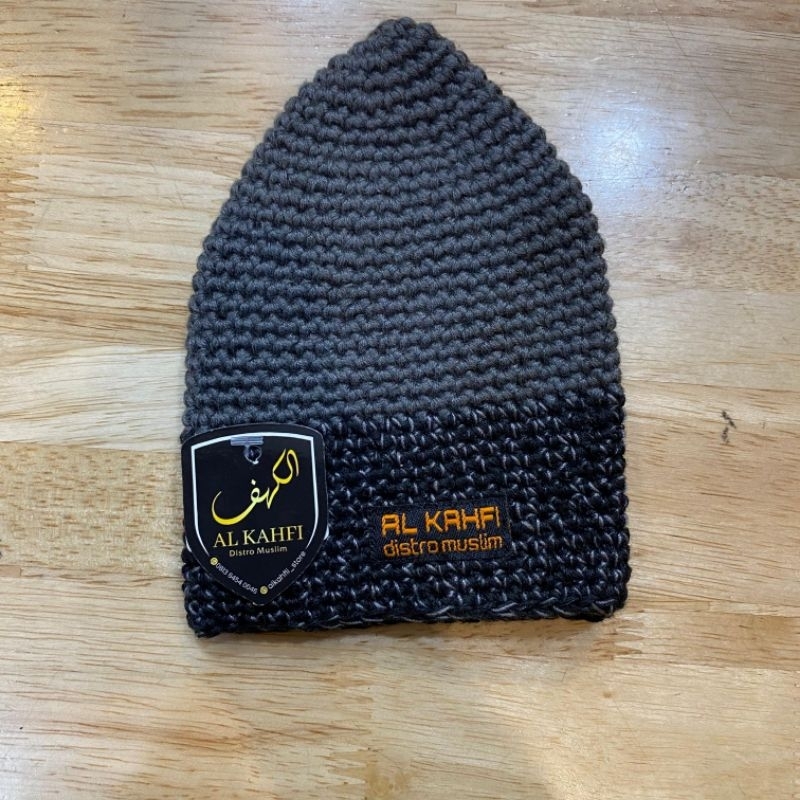 PECI RAJUT AL KAHFI TWO TONE - ANAK