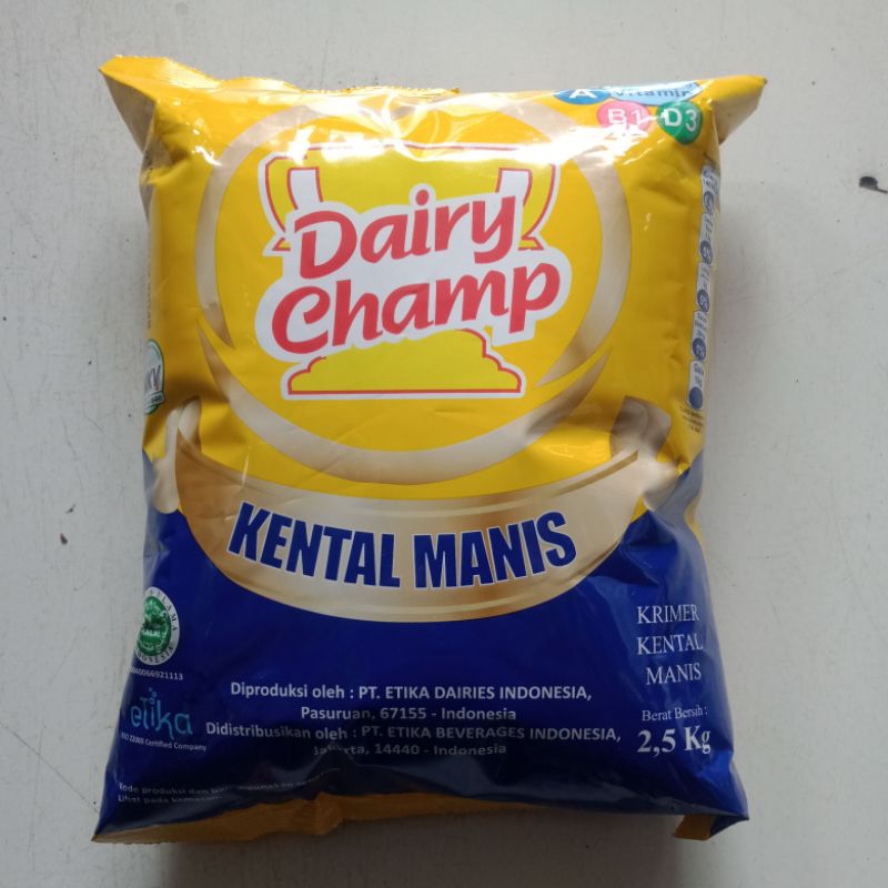 

Dairy Champ 2,5 kg Kental Manis Pouch
