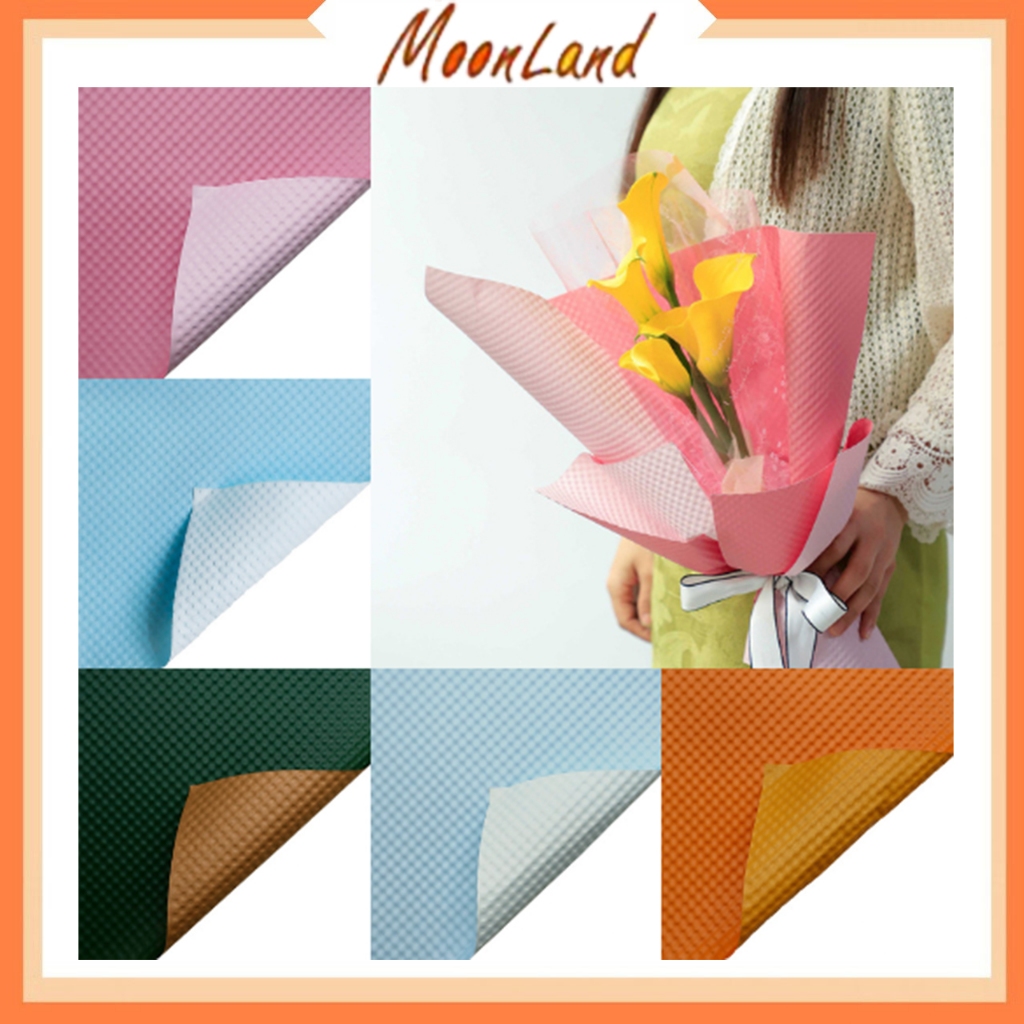 

Kertas Buket Textured DOT 3D Paper Flower Wrapping 2 WARNA KB6314