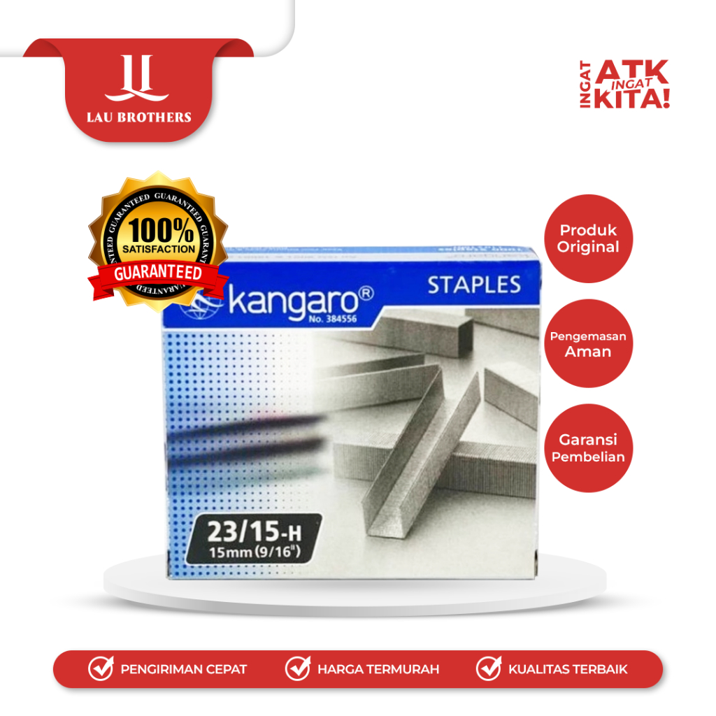 

KANGARO ISI STAPLES 23/15 (15mm) (1BOX)