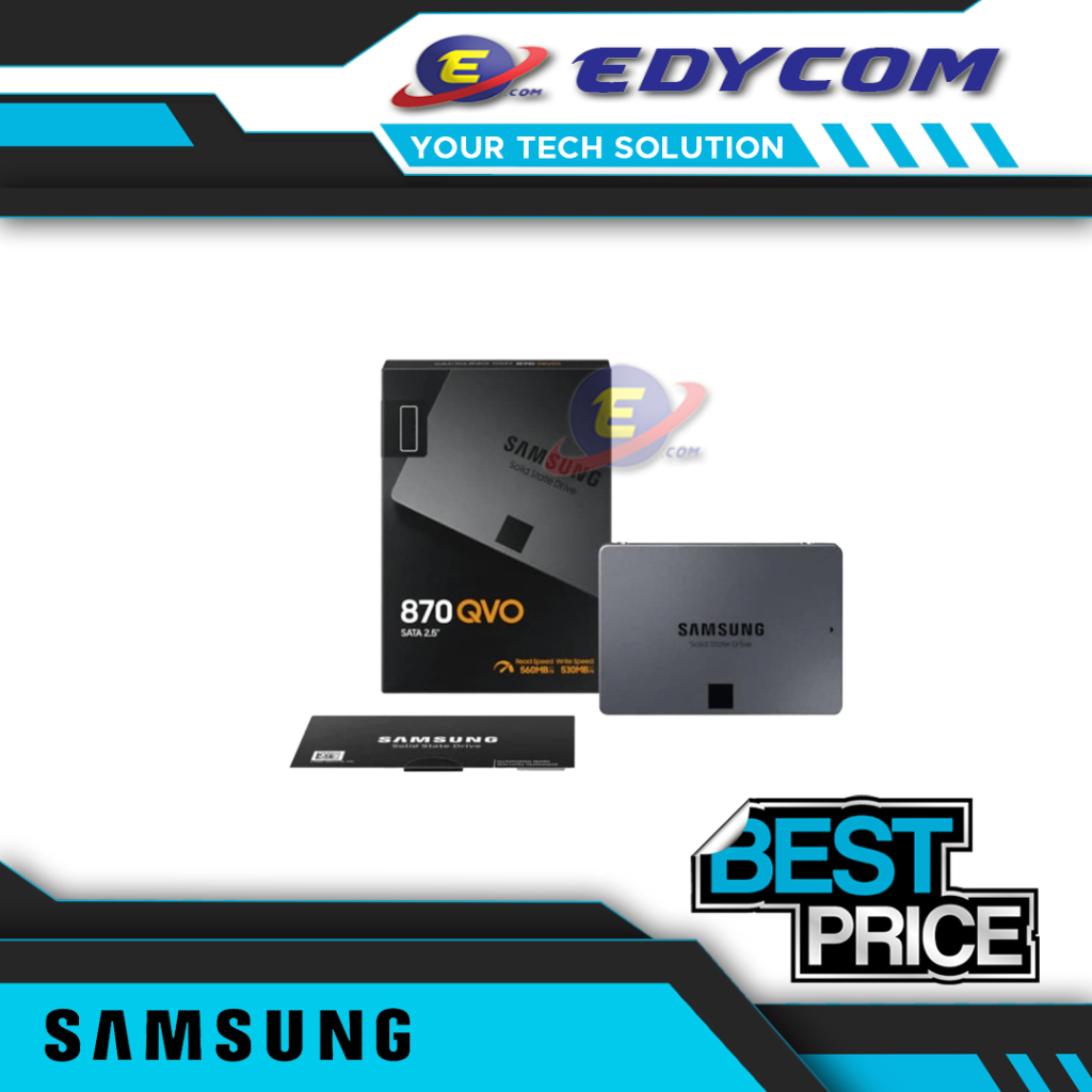 SSD SAMSUNG 870 QVO 1TB 2.5" SATA III