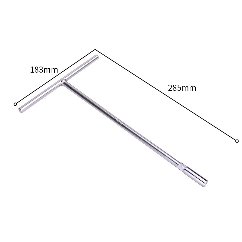 TYR Deli Kunci T 8/10/12/14 Mm - Sok T Deli Berbagai Ukuran Chrome EDLXX