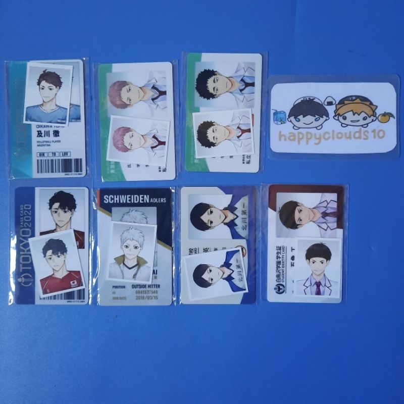 [READY STOCK / BACA DESKRIPSI ATAU GESER FOTO] HAIKYUU RIMUMU ID CARD HQ RI_MUMU OIKAWA SAKUSA GOSHI