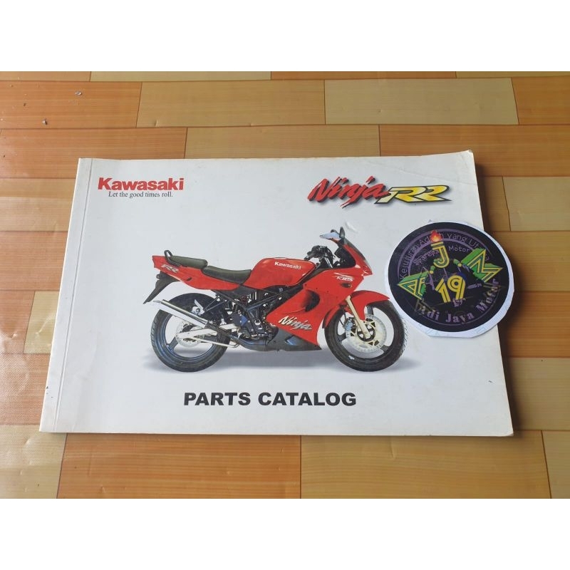 Buku Part Catalog Katalog Copian Kawasaki Ninja 150 RR CBU