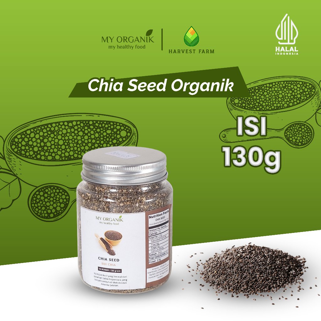 

My Organik CHIA SEEDS UNTUK DIET 130 GRAM ORGANIK ORGANIC