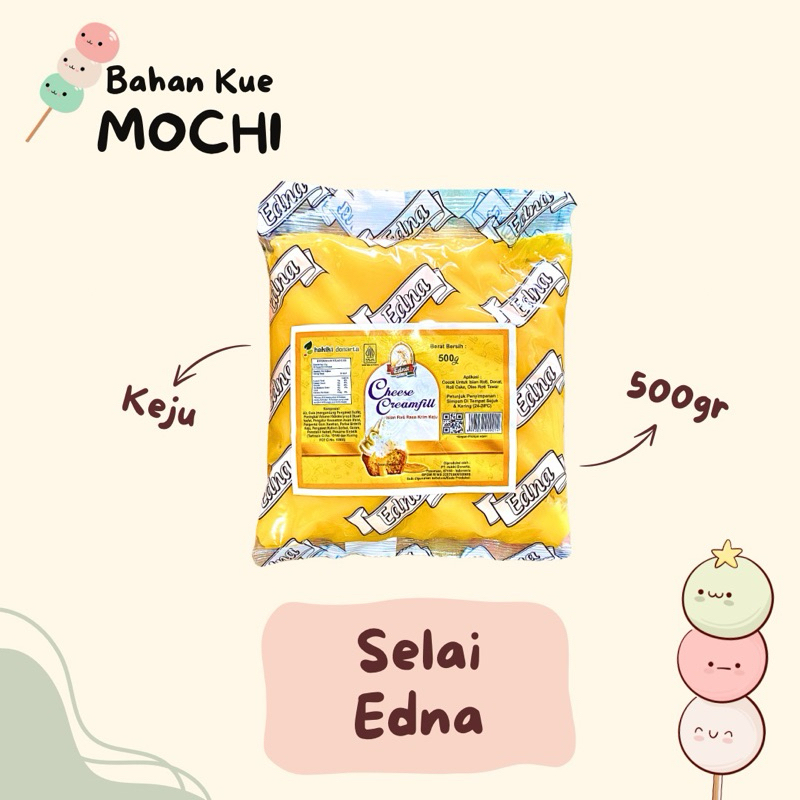 

Selai Keju Edna 500gr / Cream Cheese Cream Fill Edna 500gr
