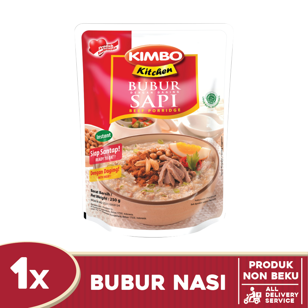 

KIMBO Kitchen Bubur Sapi 250gr