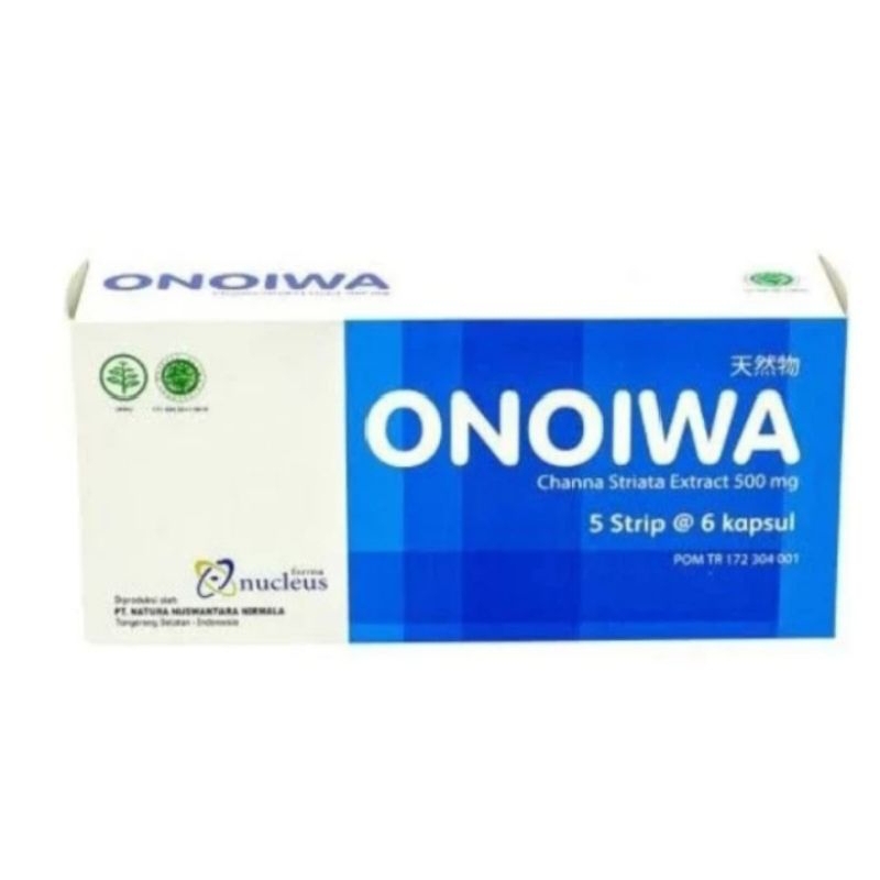 Vitabumin Albumin Kapsul Onoiwa Box isi 30 Tablet