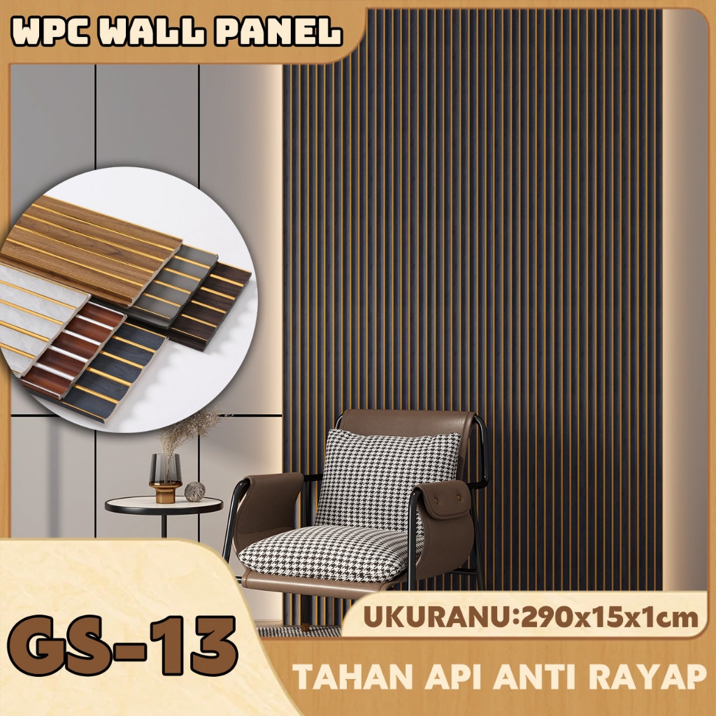 2.9m Wall Panel Wpc / Panel Pvc Dinding / Wall Panel Pvc Dinding / Pvc Panel Dinding / Pvc Hiasan Ka