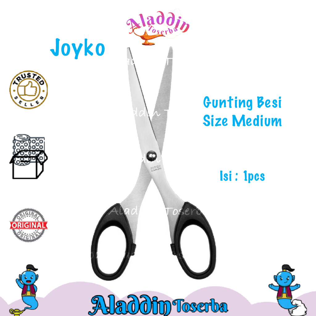 

JOYKO SC-838 GUNTING STAINLESS STEEL MEDIUM / GUNTING TAJAM - GUNTING KERTAS STAINLESS STEEL ANTI KARAT