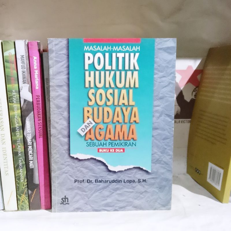 Baharuddin Lopa Masalah-masalah Politik Hukum Sosial Budaya Agama | Djalanja Revolusi Membebaskan Ir