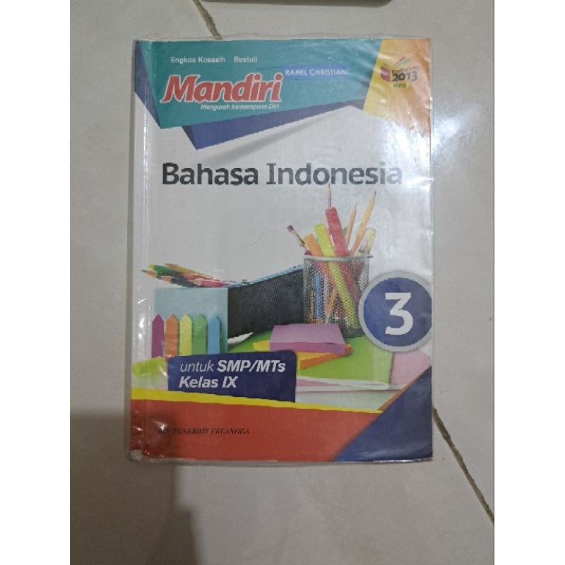 

TERMURAH Buku Paket Bahasa Indonesia Mandiri SMP Kelas 9 Kurikulum 2013 (BEKAS) dan ada beberapa jawaban