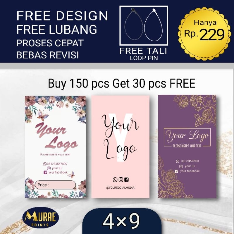 

[TERMURAH] hangtag - hangtag custom - hangtag murah - hangtag baju - hangtag aksesoris - hangtag hijab - label baju - label hijab - label produk - label merek