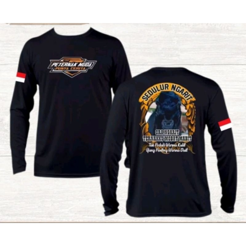 KAOS LENGAN PANJANG SEDULUR NGARIT ORA NGARIT TERNAKKU MOBAT MABIT