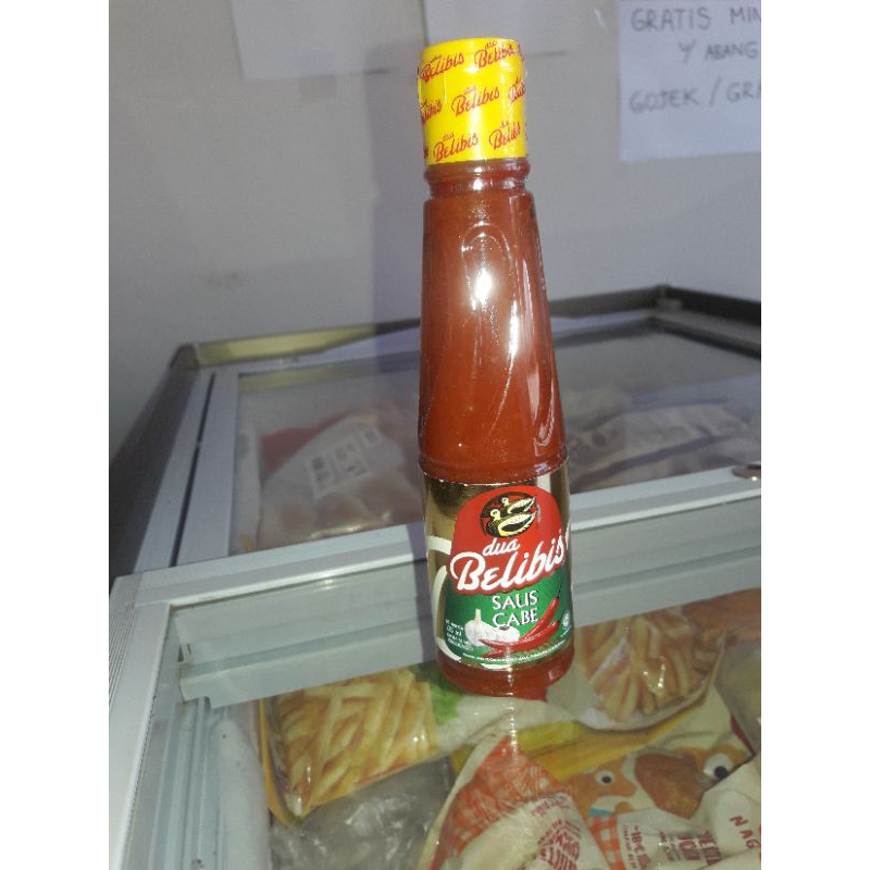 

saus botol kecil belibis